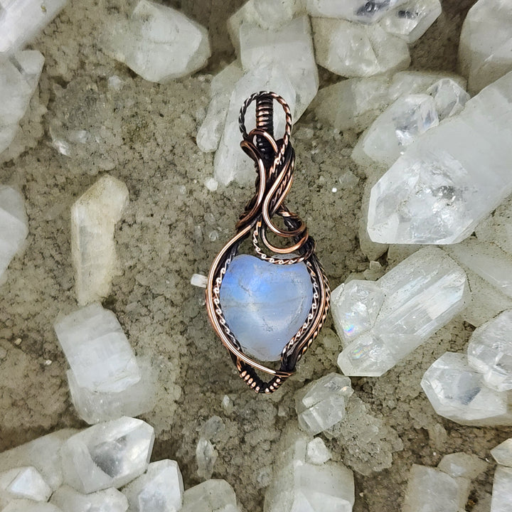 Moonstone Mini Heart