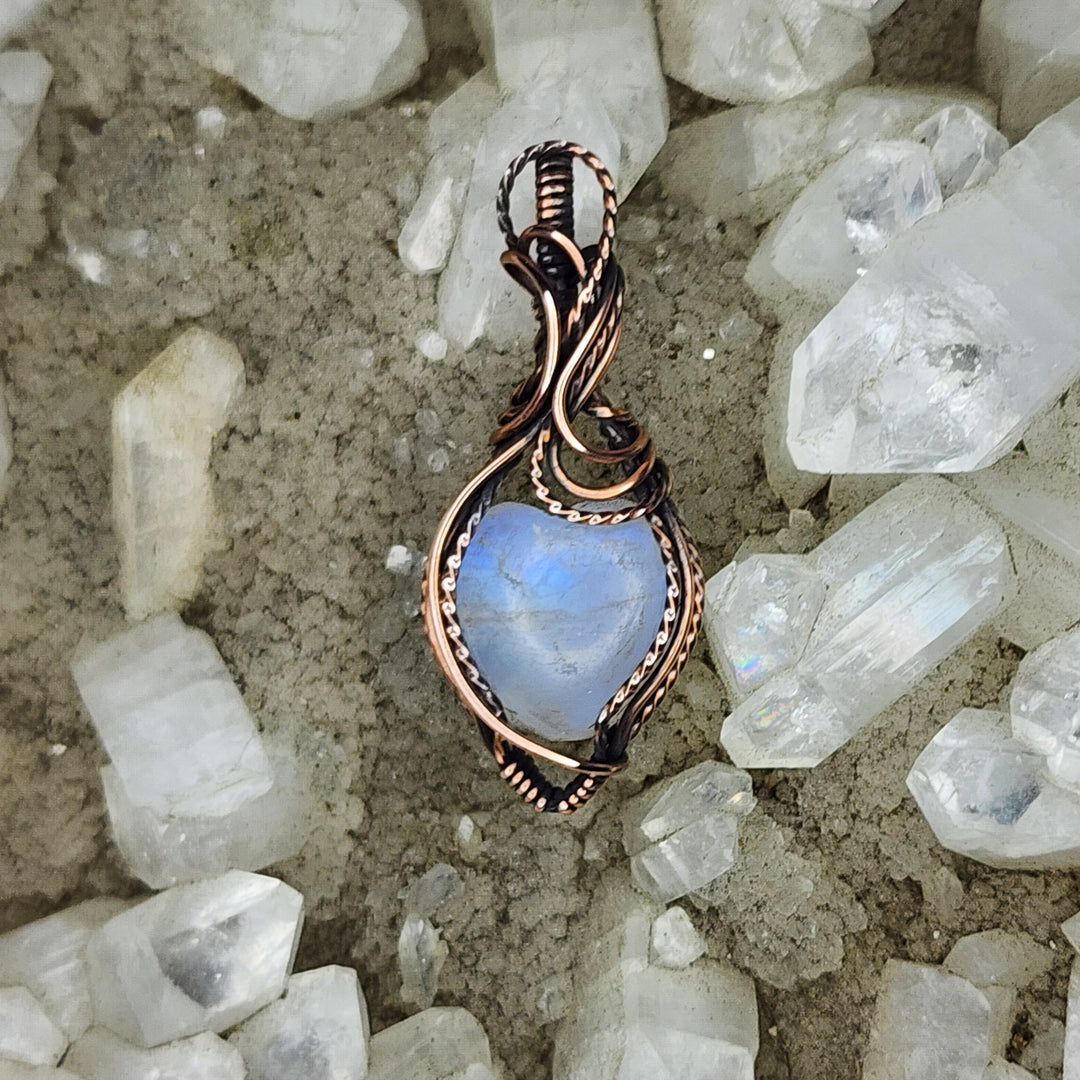 Moonstone Mini Heart