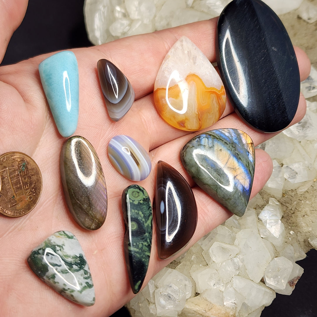 Mixed cabochon lot 2