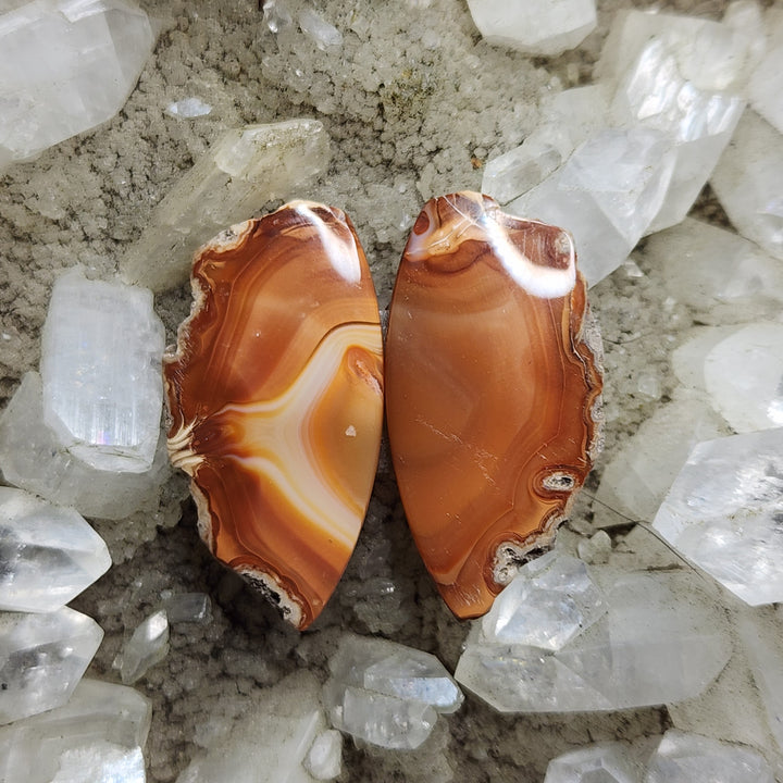 Indonesian Agate Pair 6