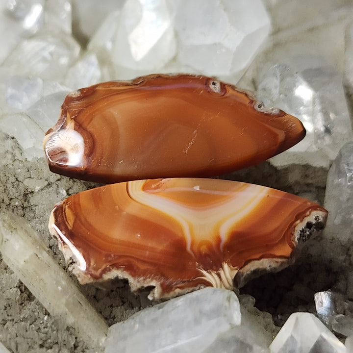 Indonesian Agate Pair 6