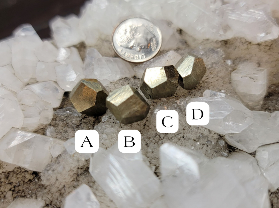 Rare Spanish Pyrite / Pirita Cube Mineral Crystal